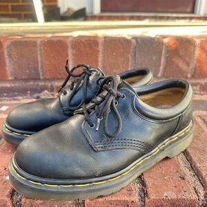 Dr Martens Shoes Men Size 5 US The Original Air Cushion Made In England Black